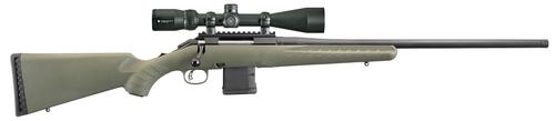 Ruger American Predator Bolt Action Rifle 26953, 6.5 Creedmoor, 22", Moss Green Stock, Matte Black Finish, 3 Rds