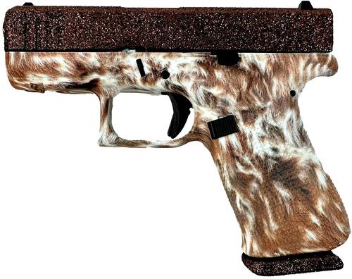 Glock G43X Pistol PX4350204NML, 9mm Luger, 3.41in, Longhorn Cerakote Finish, 10 Rds
