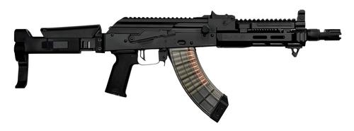 Orthos Arms Babushka AK Pistol, 7.62x39mm, 10.5", Black Cerakote, ACX Adj. Pistol Brace, 30+1