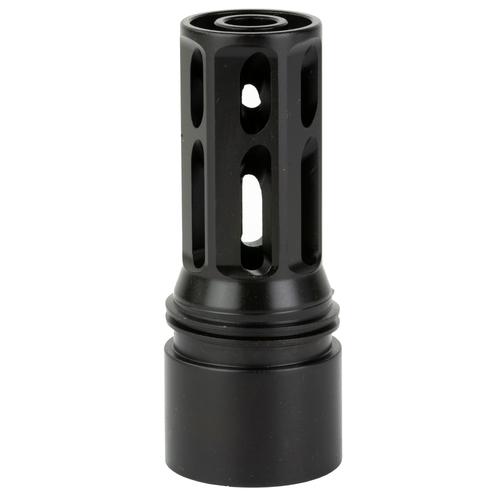 Huxwrx QD 30 Cal Flash Hider, Black with M26X1.5 LH tpi Threads, (1912)