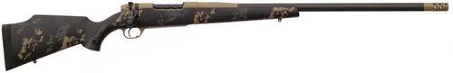 Weatherby Mark V Carbonmark Rifle MCM01N65CMR4B, 6.5 Creedmoor, 22", Black/Gray/Tan Stock, FDE Finish, 3 Rds