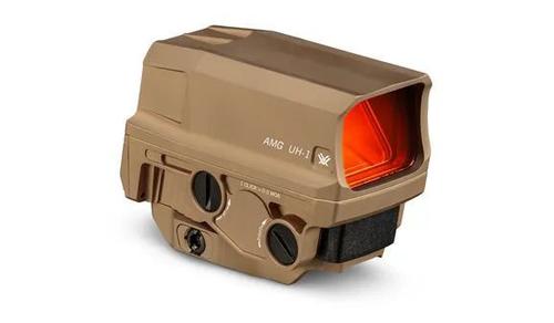 Vortex Razor AMG UH-1 Gen II Holographic Sight AMG-HS02T, 1 MOA, Bright Red Dot Color, Weaver/Picatinny Mount System, Tan