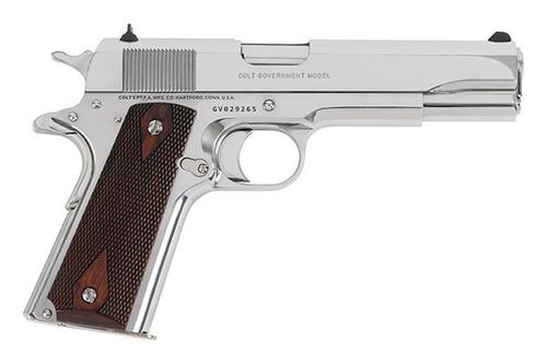 Colt 1911 Government Pistol O1911C-BS38, 38 Super, 5in, Double Diamond Rosewood Grips, 9 Rds
