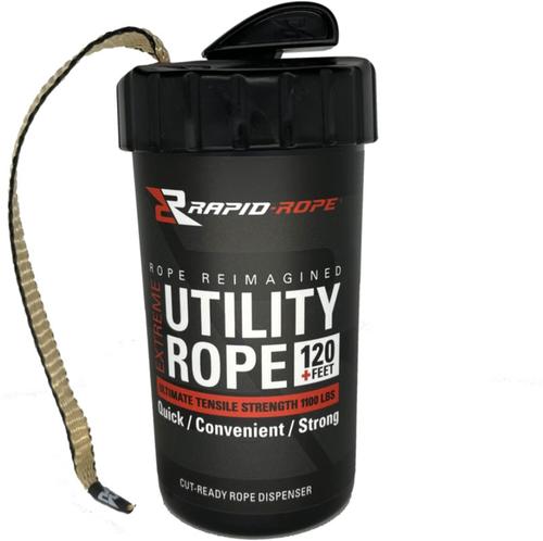 Rapid Rope Canister Extreme Utility Rope, 120 Feet, 1100 Lb Tensile Strength, Tan (RRCT6065)