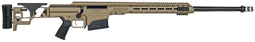 Barrett MRAD Bolt Action Rifle 18500, 300 PRC, 26", Folding w/Adjustable LOP Stock, FDE Finish, Fluted Barrel, 10 Rds