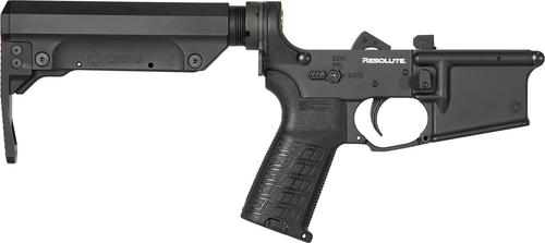 CMMG Resolute MK4 55CA3BE-AB Complete Lower Receiver with CMMG Rip Stock, Armor Black Finish