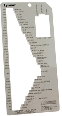 Lyman E-Zee Rifle Case Length Gauge II (7832215)