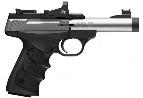 Browning Buck Mark Micro Bull SS Pistol 051595490, 22 LR, 4.4", Crimson Trace RDS, Black Grips, 10 Rds