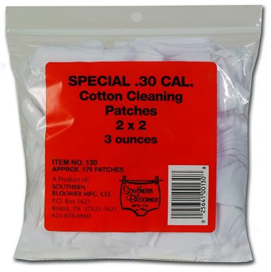 Southern Bloomer 130 30 Caliber Cleaning Patches 125 Count