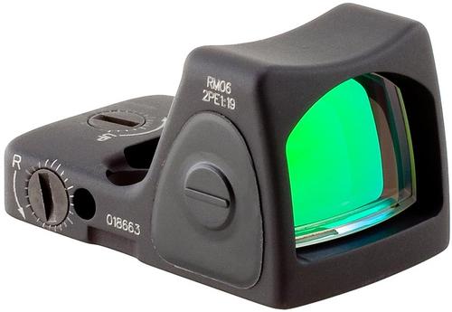Trijicon RMR Type 2 Ruggedized Miniature Reflex Sight RM06-C-700672, 1x, Adjustable LED, Red Dot, 3.25 MOA