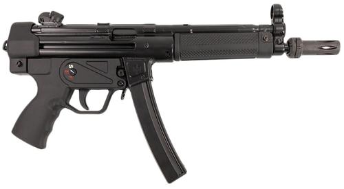 MAC M5 Semi-Auto Pistol 12750004, 9mm, 8 in, Black Grip, Black Finish, Ambidextrous, 30 Rds