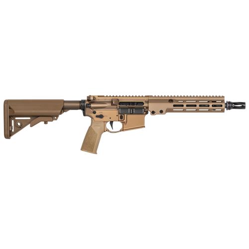 Geissele Automatics Super Duty Mod1, 5.56 NATO, 10.3" W/ HUXWRX QD 556 Flash Hider, SBR, Desert Dirt Color
