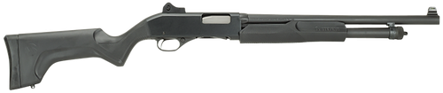Savage Stevens 320 Pump Security Shotgun 19487, 12 Gauge, 18.5 in, 3 in Chmbr, Synthetic Stock, Black Finish, Ghost Sights