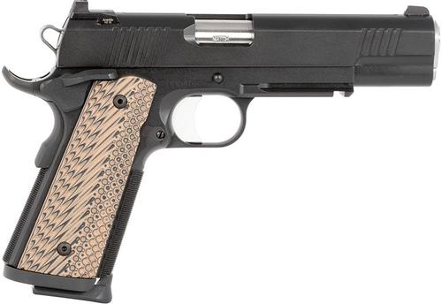 CZ-USA Dan Wesson 1911 Specialist Pistol 01806, 9mm, 5", Brown VZ Operator II G10 Grips, Black Finish, 10 Rds