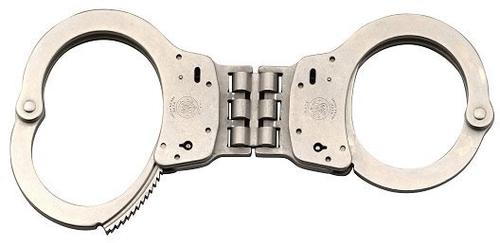 Smith & Wesson Nickel Hinged Handcuffs 350096