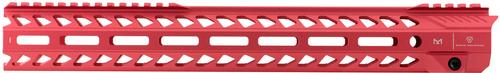 Strike Industries Strike Rail with M-Lok AR-15 Rifle Aluminum Red 15.5" (SISTRIKERAIL155RED)