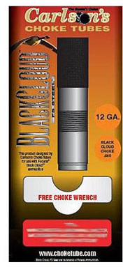 Carlsons Choke Tube, 12 Gauge, Ber/Ben Black Cloud, Mid Range, Stainless (09002)