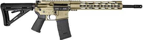 Diamondback DB15 Rifle DB1719B061, 300 AAC Blackout, 16 in, Collapsible Stock, Flat Dark Earth Finish, 30 Rd