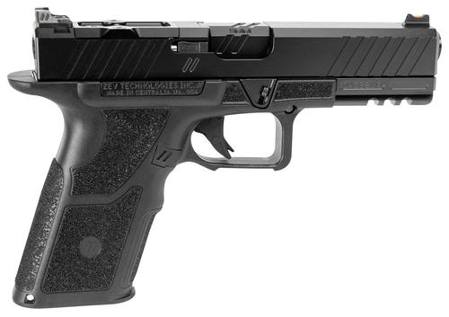 Zev Technologies OZ9 Duty Standard Optic Ready Pistol OZ9SDUTYSS, 9mm, 4.50in, Black X Polymer, Black Finish, 17 Rds