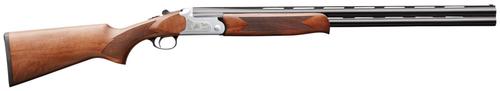 Charles Daly 202 Full Size Shotgun 930217, 20 Gauge, 26", 3" Chmbr, Blued Vent Rib Barrel, Silver Engraved Steel Receiver, Fixed Walnut Wood Stock