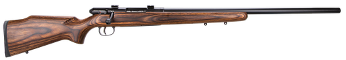 Savage 25 Lightweight Varminter Rifle 19738, 17 Hornet, 24 in, Wood Stock, Blued Finish