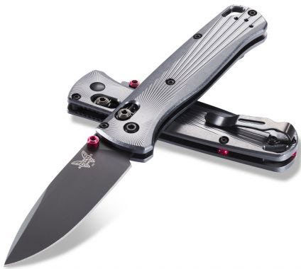 Benchmade Bugout w/ Stainless Steel Plain Edge Drop Point Blade (535BK-4)