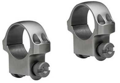 Ruger 90282 4K 1 in Medium Stainless Steel Scope Ring In Clamshell Package