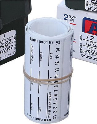 MTM Adhesive Paper Ammo Identification Load Labels for Shotgun