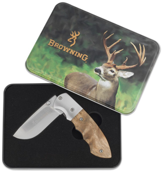 Browning Whitetail Knife w/Tin (3220071)