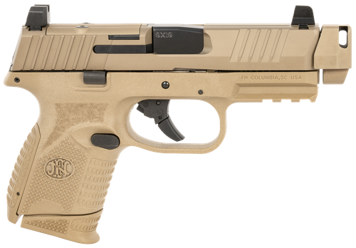 FN Herstal 509 MRD Optic Ready Pistol 66101795, 9mm Luger, 4.02in, Interchangeable Backstrap, Flat Dark Earth Finish, 10 Rds