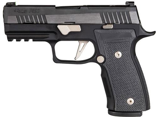 Sig P320 AXG Equinox Pistol 320AXGCA9CWEQR2, 9mm, 3.9", Black Carry AXG Polymer Grip, Polished Two Tone Finish, 17 Rds