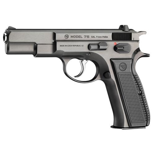 CZ 75 Legend Pistol, 9mm, 4.5", Steel Frame, Blued Finish, 16 Rds