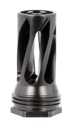 Huxwrx QD 556 Flash Hider Black with 1/2"-28 tpi Threads, 2.30" OAL & 1.20" Diameter for 5.56mm, (HUX1677)
