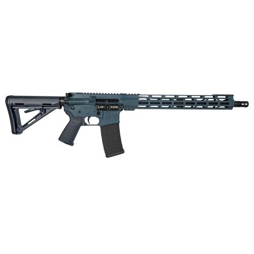 Diamondback Carbon DB15 Rifle Rifle DB1717K251, 5.56 NATO, 16", Magpul Moe Carbine Stock, Jesse James Civil Defense Blue, 30 Rds