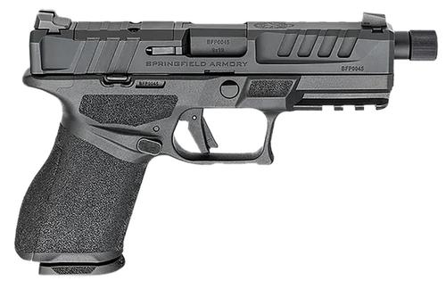Springfield Echelon Compact Pistol ECT9409B3D, 9mm, 4.7" Threaded, Optic Ready, Black Polymer Grips, Black Finish, 15 Rds