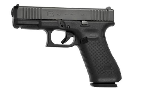Glock G45 G5 MOS Pistol PR45509MOS, 9mm, 4.02in, Black Polymer Grips, 17 Rds
