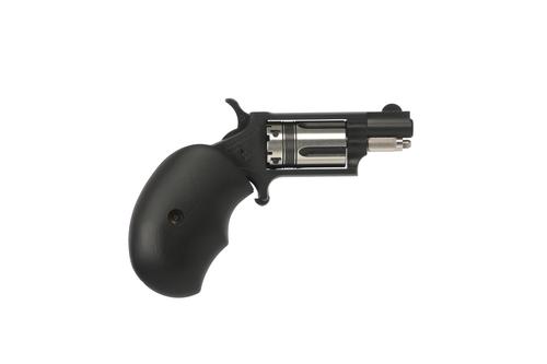 North American Mini Revolver NAA-22MS-DV2, 22 Mag, 1.125in, Black Rubber Grips, 5 Rds