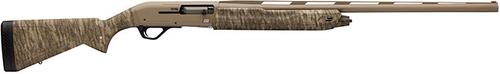 Winchester SX4 Hybrid Hunter Semi-Auto Shotgun 511233292, 12 Gauge, 28", 3.5" Chmbr, Mossy Oak Bottomlands Stock, Cerakote FDE Finish