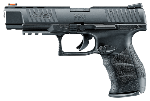 Walther PPQ M2 Pistol 5100302, 22 LR, 5", Black Interchangeable Backstrap Grips, Black Finish, 12 Rds