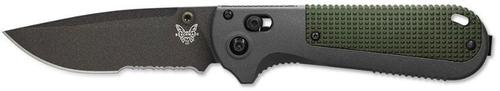 Benchmade Redoubt Knife w/Serrated Edge Drop Point Blade