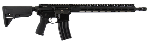 BCM RECCE-16 Semi-Auto Rifle 750750, 5.56x45mm NATO, 16", 6 Position Stock, Black Hardcoat Anodized Finish, 30 Rds