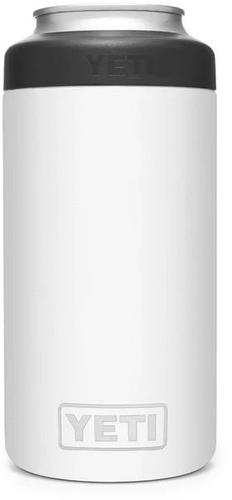 Yeti Rambler 16 oz Colster Tall Stainless Steel Drink Insulator, DuraCote White (YRAMCOLTALLWH)