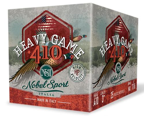 Nobel Sport Heavy Game Shotshells ANS4139, 410 Gauge, 3", 11/16 oz, 1145 fps, #9 Lead , 25 Rds/box