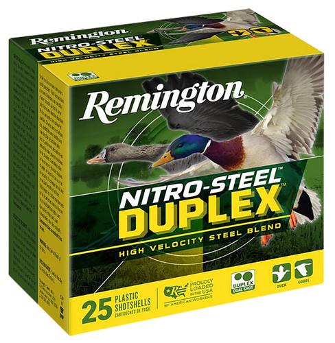 Remington Nitro Steel Shotshells R20321, 12 Gauge, 3", 1 1/4 oz, 1450 fps, #2 Steel Shot, 25 Rds/box