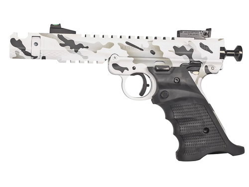 Volquartsen Black Mamba-TF Competition Pistol, 22 Long Rifle, 4.5", Volthane Grips, Arctic Camo Finish, 10 Rds