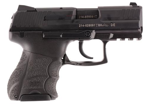 Heckler & Koch P30SK V1 LEM DAO Pistol 81000084, 9mm Luger, 3.27", Black Grips, Black Finish, 10 Rds