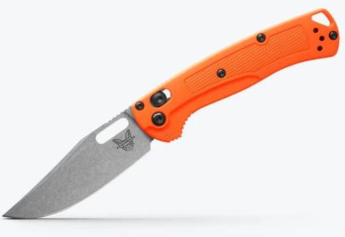 Benchmade Mini Taggedout Knife w/Plain Edge Clip Point Blade