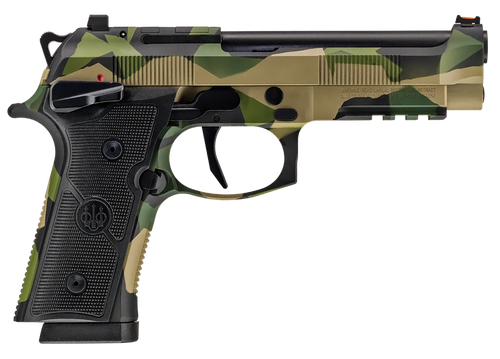 Beretta 92Xi Combat Series Pistol SPEC0741A10, 9mm, 4.7in, Textured Black Polymer Grips, 10 Rds