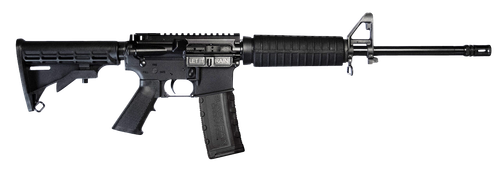 Black Rain Ordnance Spec15 A2 Rifle BROSPEC15A2, 5.56x45mm NATO, 16", 6 Position Collapsible Carbine Stock, 30 Rds