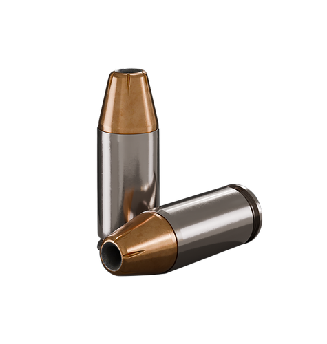 Underwood Pistol Ammunition UA113, 9mm, JHP, 124 gr, 1300 fps, 20 Rd/Bx